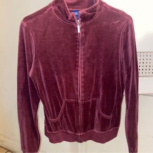 Velvet red jacket